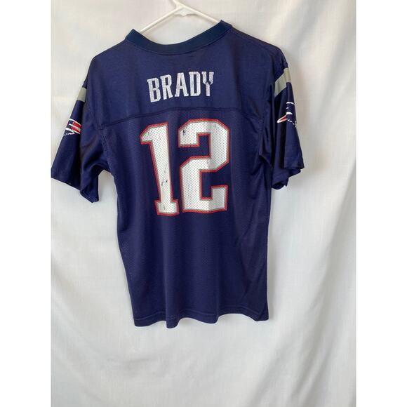 Tom Brady New England Patriots Jersey size youth XL extra large used - Picture 1 of 4